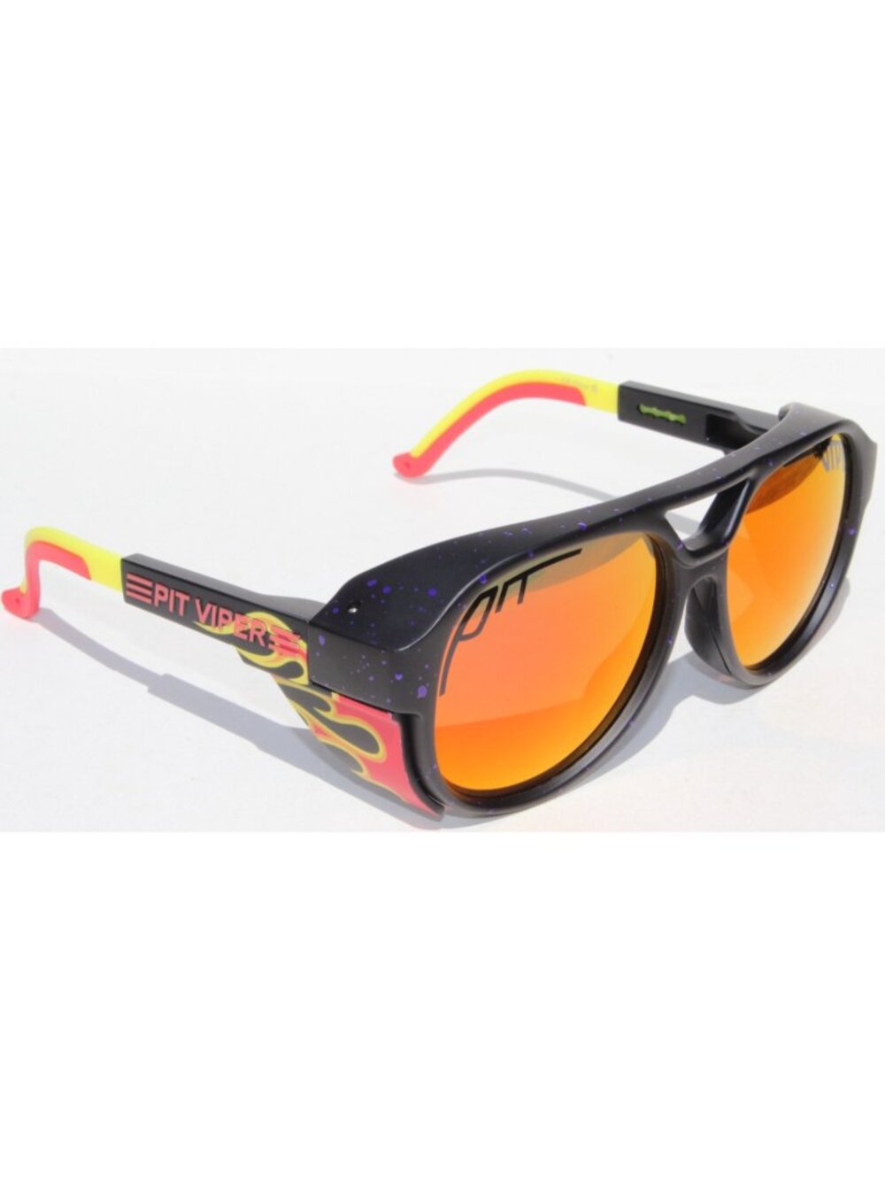 PIT VIPER The Combustion Exciters POLARIZED Sunglasses Flames ANSI Z87+ NEW
